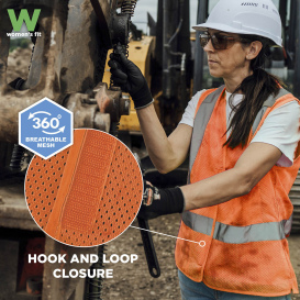 Ergodyne GloWear 8210HLW-S Type R Class 2 Women\'s Safety Vest - Orange