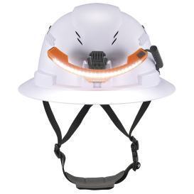 Ergodyne Skullerz 8886 Rechargeable Wide Beam Headlamp with Hard Hat Mount - Rechargeable Power Bank