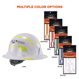 Ergodyne Skullerz 8961 Reflective Hard Hat and Safety Helmet Sticker Kit - Yellow