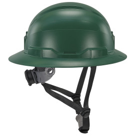 Ergodyne Skullerz 8963 Type II Class E Full Brim Safety Helmet with Mips - Ratchet Suspension - Green