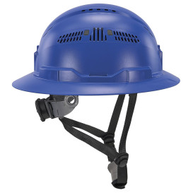 Ergodyne Skullerz 8964 Type II Class C Full Brim Safety Helmet with Mips - Ratchet Suspension - Blue