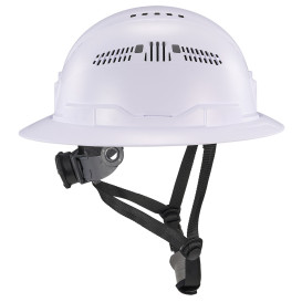 Ergodyne Skullerz 8964 Type II Class C Full Brim Safety Helmet with Mips - Ratchet Suspension - White
