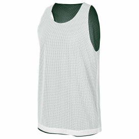 Sport-Tek ST5000 PosiCharge Reversible Mesh Tank - Forest Green/White
