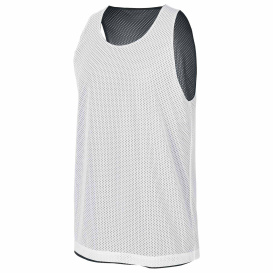 Sport-Tek ST5000 PosiCharge Reversible Mesh Tank - Iron Grey/White