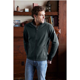 Eddie Bauer EB2460 Smooth Mid Layer Fleece Full-Zip - Iron Gate