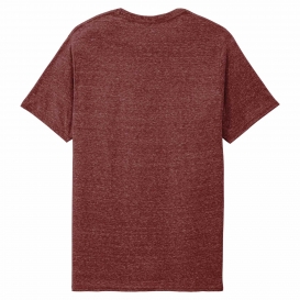 Jerzees 88M Snow Heather Jersey T-Shirt - Maroon