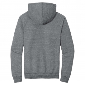 Jerzees 90M Snow Heather French Terry Raglan Hoodie - Charcoal