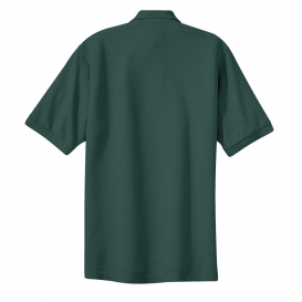 Port Authority K420 Pique Knit Polo - Dark Green