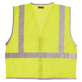 Kishigo 1507 Brilliant Series Economy Safety Vest - Yellow/Lime