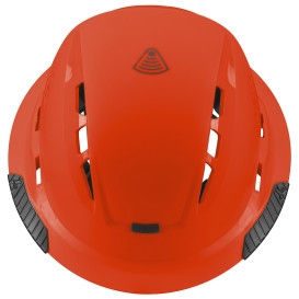 LIFT Safety HRXF-25OC2 RADIX Full Brim Vented Safety Helmet w/Twiceme - Ratchet Suspension - Orange