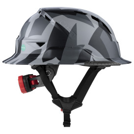 LIFT Safety HRXF-26UCC2 RADIX Full Brim Vented Safety Helmet w/Twiceme - Ratchet Suspension - Black Geo Camo