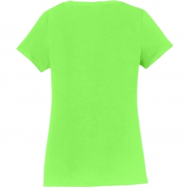 Port & Company LPC450V Ladies Fan Favorite V-Neck Tee - Flash Green