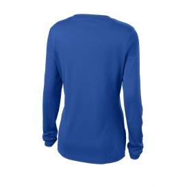Sport-Tek LST353LS Ladies Long Sleeve V-Neck PosiCharge Competitor Tee - True Royal