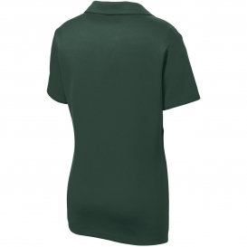 Sport-Tek LST640 Ladies PosiCharge RacerMesh Polo - Dark Forest Green