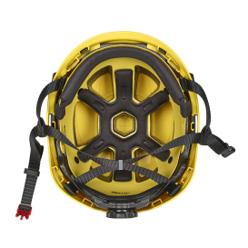 MSA 10242815 V-Gard H2 Vented Safety Helmet with Mips - Ratchet Suspension - Yellow