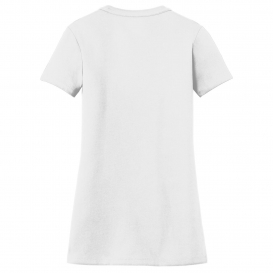 New Era LNEA101 Ladies Heritage Blend V-Neck Tee - White