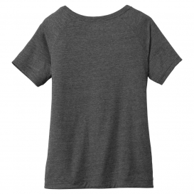 New Era LNEA133 Ladies Tri-Blend Performance Cinch Tee - Dark Graphite