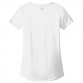 New Era LNEA200 Ladies Series Performance Scoop Tee - White Solid