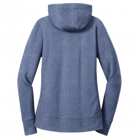New Era LNEA502 Ladies French Terry Full-Zip Hoodie - Dark Royal Twist