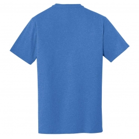 New Era NEA100 Heritage Blend Crew Tee - Royal Heather