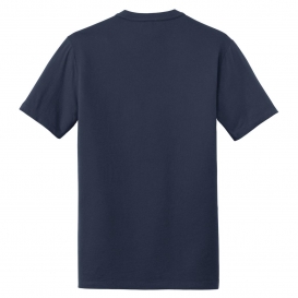 New Era NEA100 Heritage Blend Crew Tee - True Navy