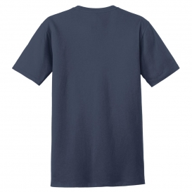 New Era NEA107 Heritage Blend Varsity Tee - True Navy/True Navy Twist