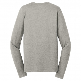 New Era NEA201 Series Performance Long Sleeve Crew Tee - Rainstorm Grey
