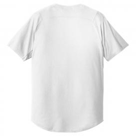 New Era NEA220 Diamond Era Full-Button Jersey - White