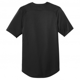 New Era NEA221 Diamond Era 2-Button Jersey - Black