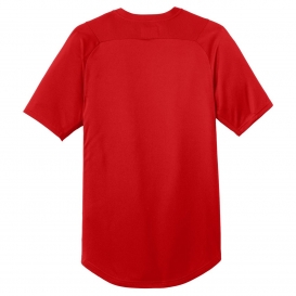 New Era NEA221 Diamond Era 2-Button Jersey - Scarlet