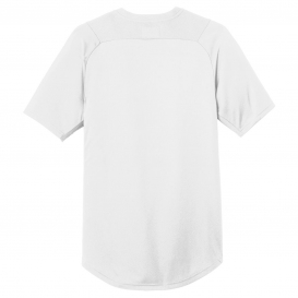 New Era NEA221 Diamond Era 2-Button Jersey - White