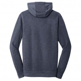 New Era NEA510 Tri-Blend Fleece Pullover Hoodie - True Navy Heather
