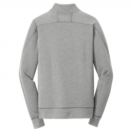 New Era NEA512 Tri-Blend Fleece 1/4-Zip Pullover - Shadow Grey Heather