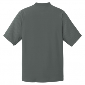 New Era NEA600 Cage Short Sleeve 1/4-Zip Jacket - Graphite