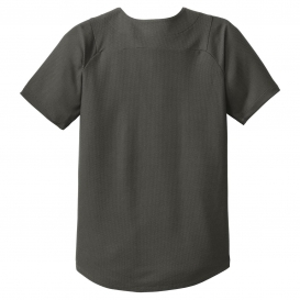 New Era YNEA220 Youth Diamond Era Full-Button Jersey - Graphite