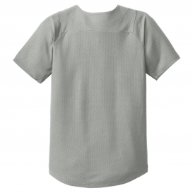 New Era YNEA220 Youth Diamond Era Full-Button Jersey - Grey