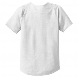 New Era YNEA220 Youth Diamond Era Full-Button Jersey - White