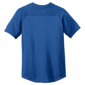 New Era YNEA221 Youth Diamond Era 2-Button Jersey - Royal