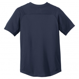 New Era YNEA221 Youth Diamond Era 2-Button Jersey - True Navy