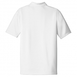 Nike 838956 Dri-FIT Players Polo with Flat Knit Collar - White