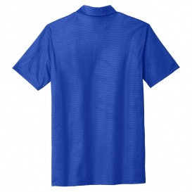 Nike 838964 Dri-FIT Embossed Tri-Blade Polo - Old Royal