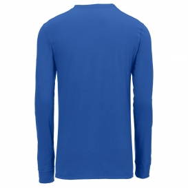 Nike NKBQ5230 Dri-FIT Cotton/Poly Long Sleeve Tee - Rush Blue