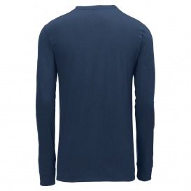 Nike NKBQ5232 Core Cotton Long Sleeve Tee - College Navy