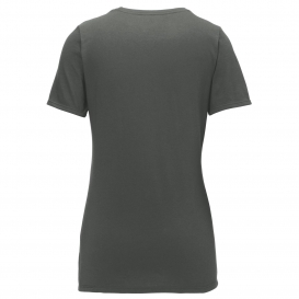 Nike NKBQ5234 Ladies Dri-FIT Cotton/Poly Scoop Neck Tee - Anthracite