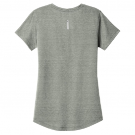 OGIO Endurance LOE337 Ladies Peak V-Neck Tee - Gear Grey Heather