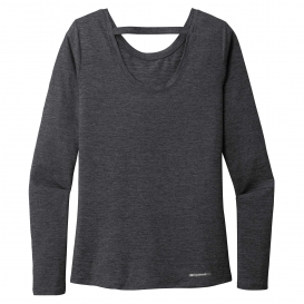 OGIO Endurance LOE340 Ladies Force Long Sleeve Tee - Blacktop Heather