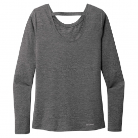 OGIO Endurance LOE340 Ladies Force Long Sleeve Tee - Gear Grey Heather