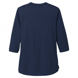 OGIO LOG104 Ladies Jewel Henley - Navy