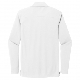 OGIO OG105 Caliber 2.0 Long Sleeve Polo - Bright White