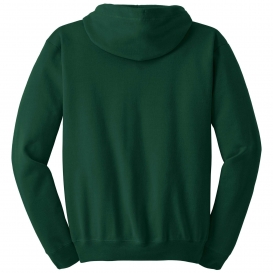 Hanes P180 EcoSmart Full-Zip Hooded Sweatshirt - Deep Forest